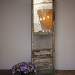 Vintage Distressed Freestand Mirror